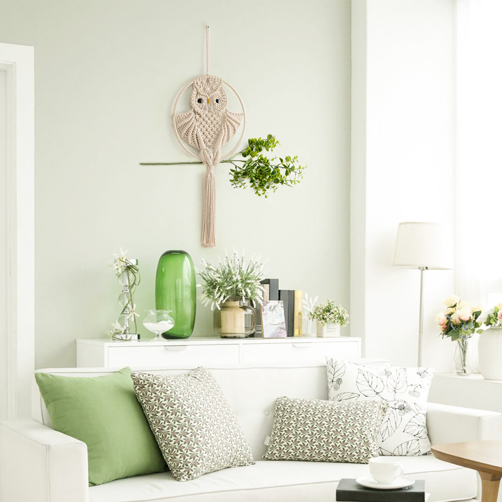Macrame Wall Hanging - Tapiz de Pared de Macramé con