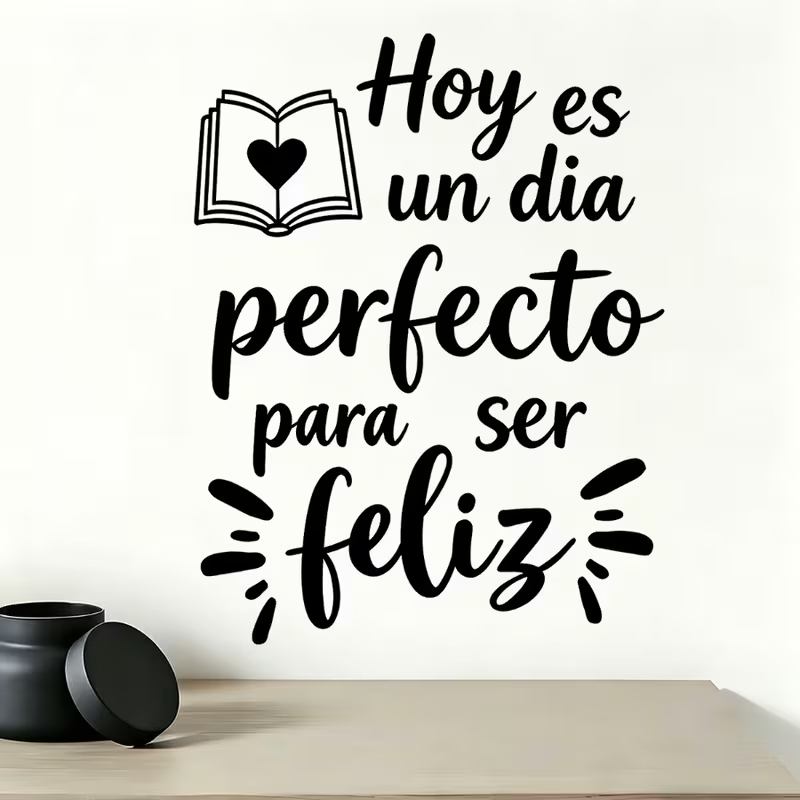 Home Decor Quotes - Pegatina de pared con cita inspiradora