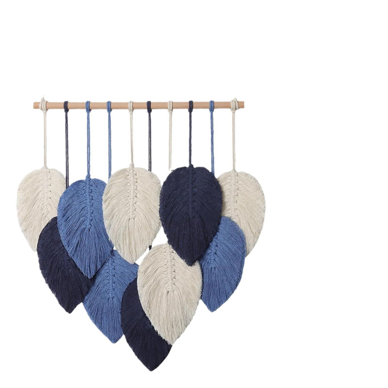 Macrame Wall Hanging - Tapiz de cuerda de algodón hecho