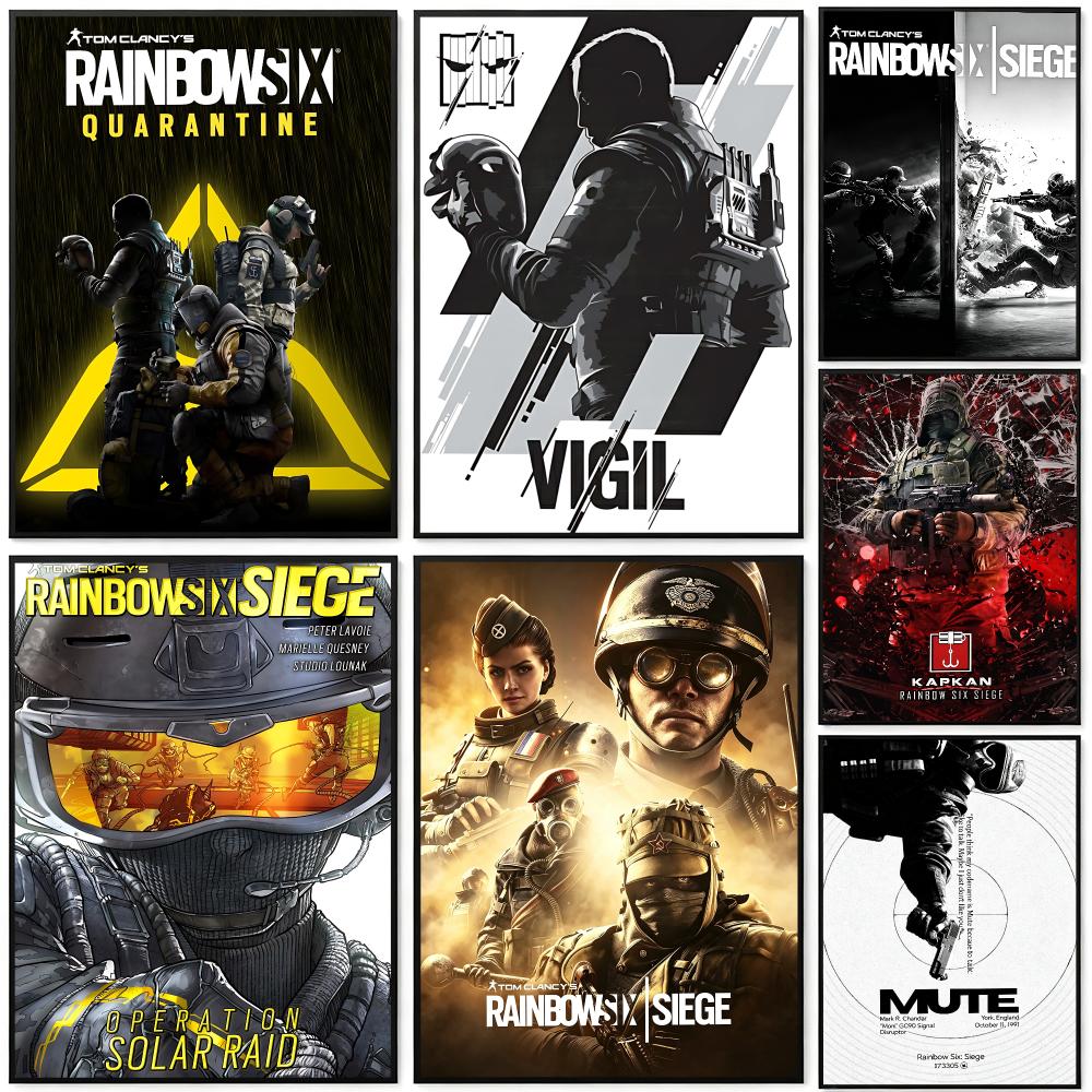 Home Decor Living Room Ideas - Póster de Rainbow Six Siege, Impresión