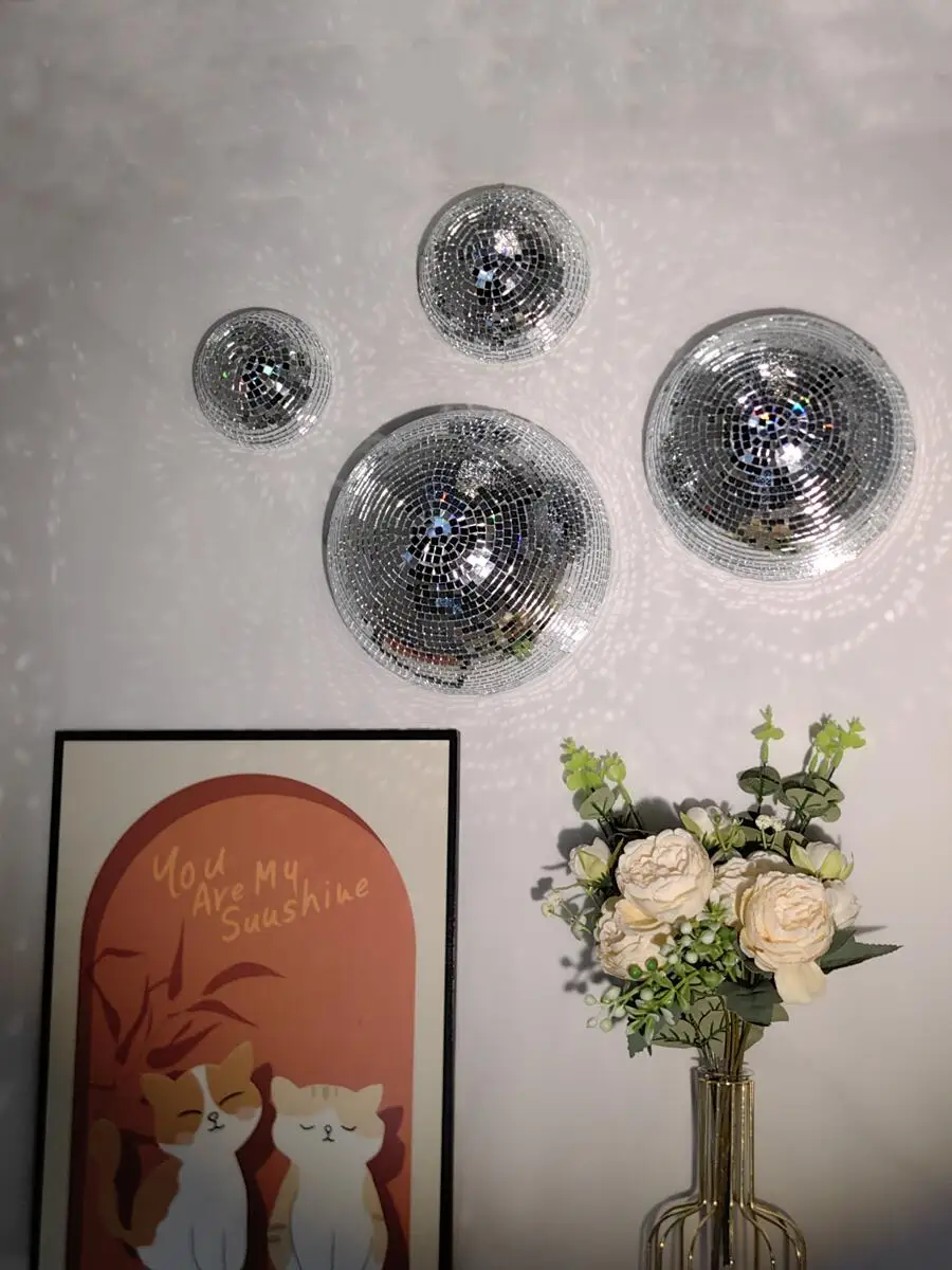 Home Decor Mirror - Nueva bola de discoteca de pared,