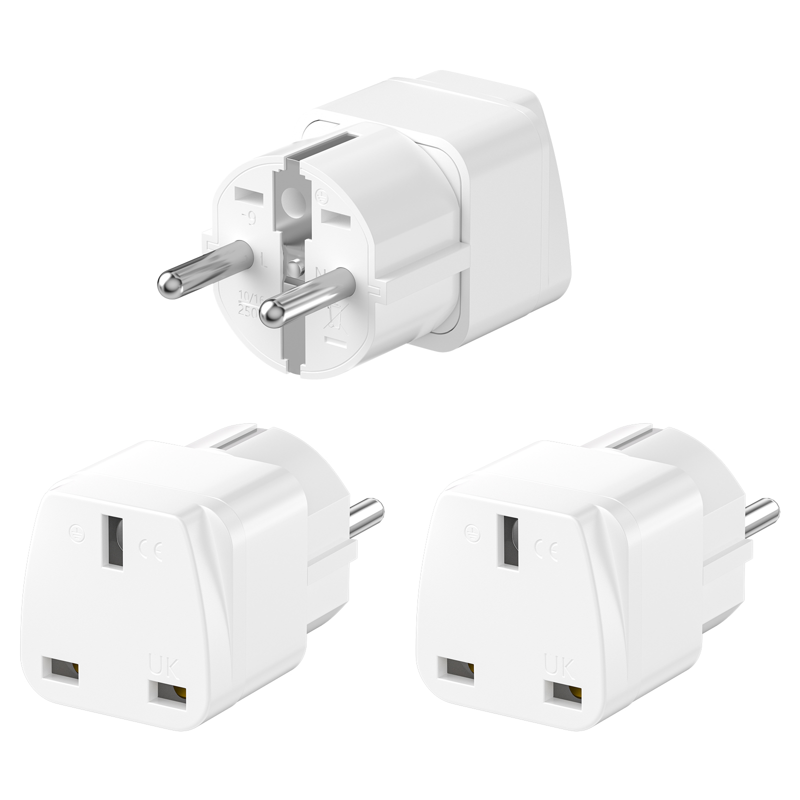 Home Decor Uk - Adaptador de enchufe de Reino Unido