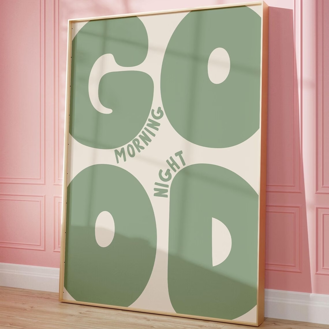 Home Decor Quotes - Cuadro moderno con cita de buenos