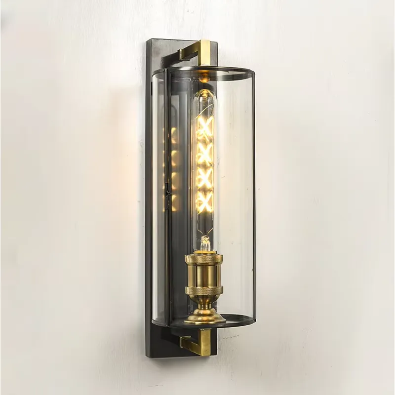 Home Decor Light - Lámparas Colgantes LED Cilíndricas Doradas Modernas,