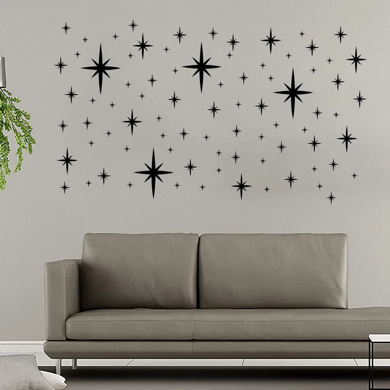 Home Decor Mirror - Juego de pegatinas de espejo acrílico