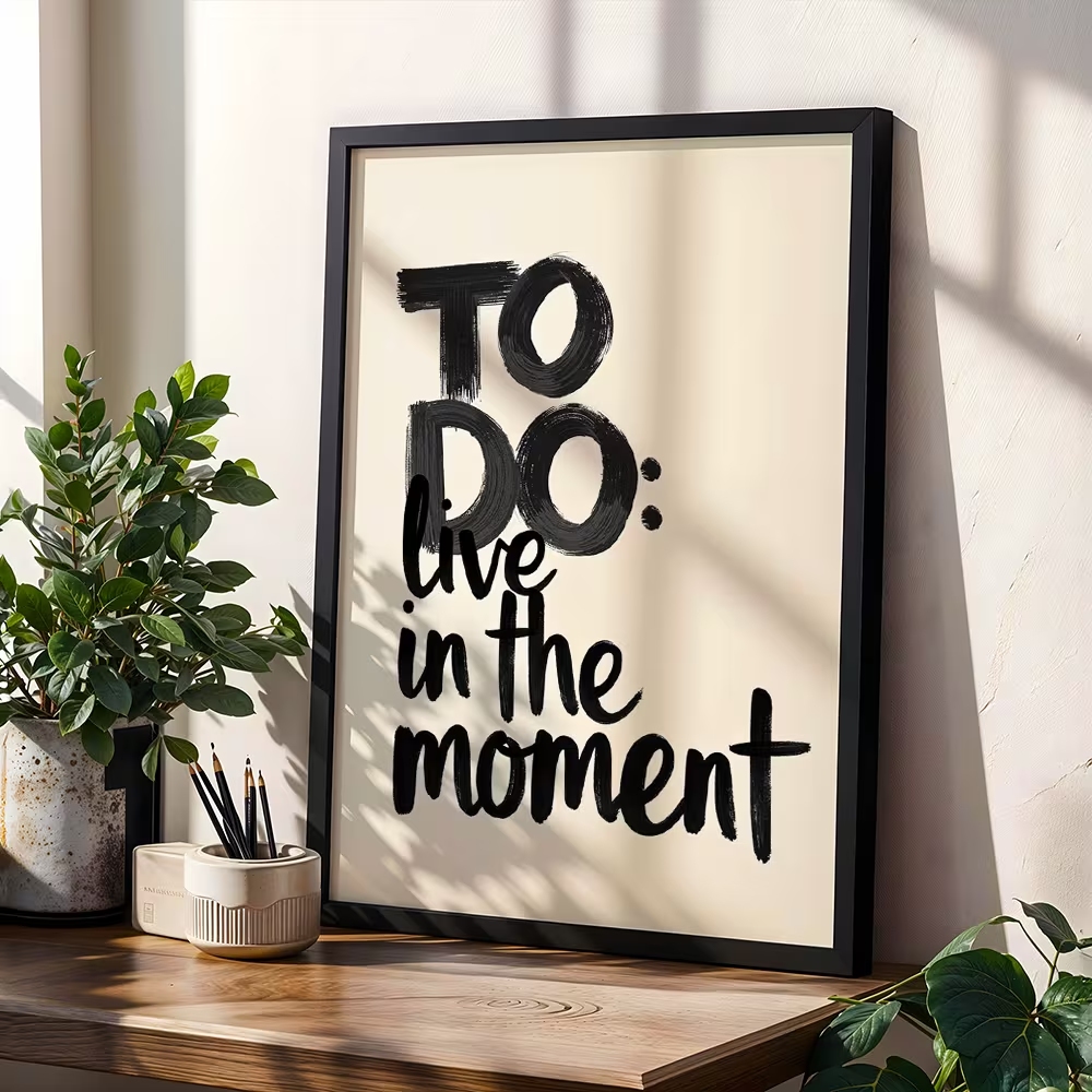 Home Decor Quotes - Lista de tareas moderna: arte de