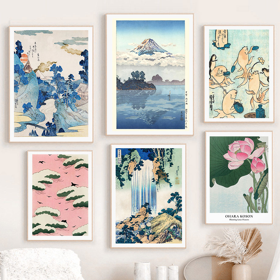 Home Decor Nz - Póster de arte japonés Hokusai Ohara