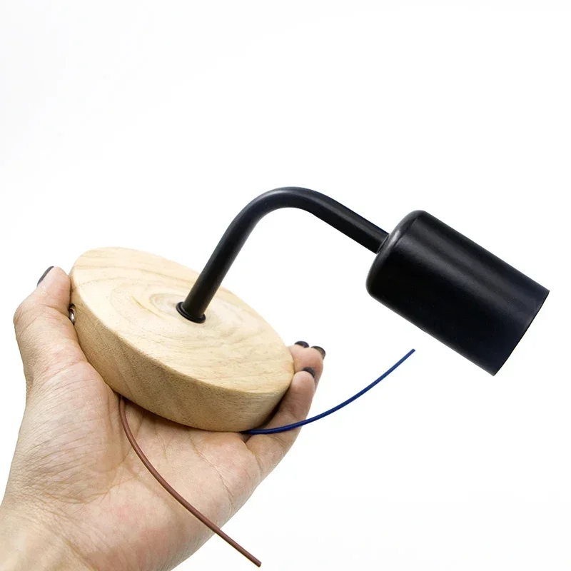 Home Decor Light - Lámpara de pared de madera retro