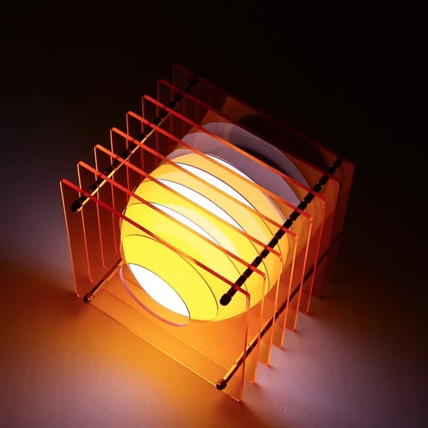Home Decor Gift - Lámpara Lunar DIY de Acrílico con