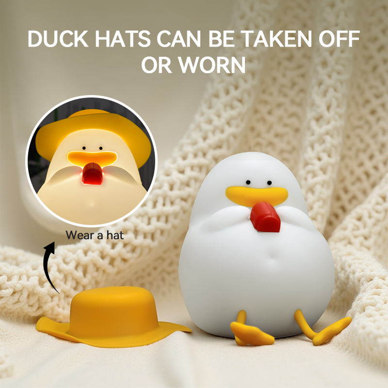Home Decor Light - Luz nocturna Happy Duck, lámpara de