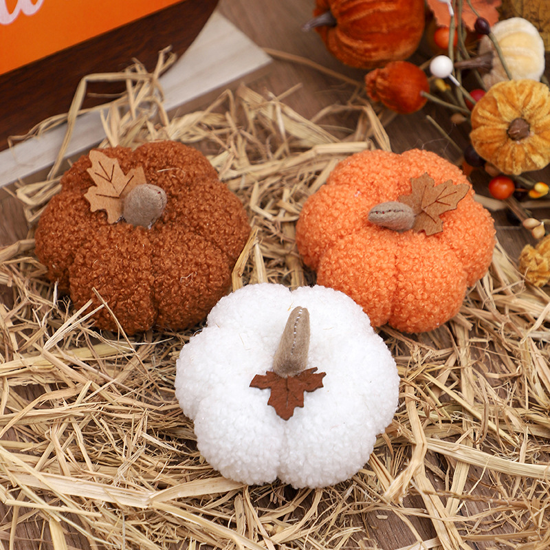 Home Decor Gift - Peluche de Calabaza Suave, Decoración de
