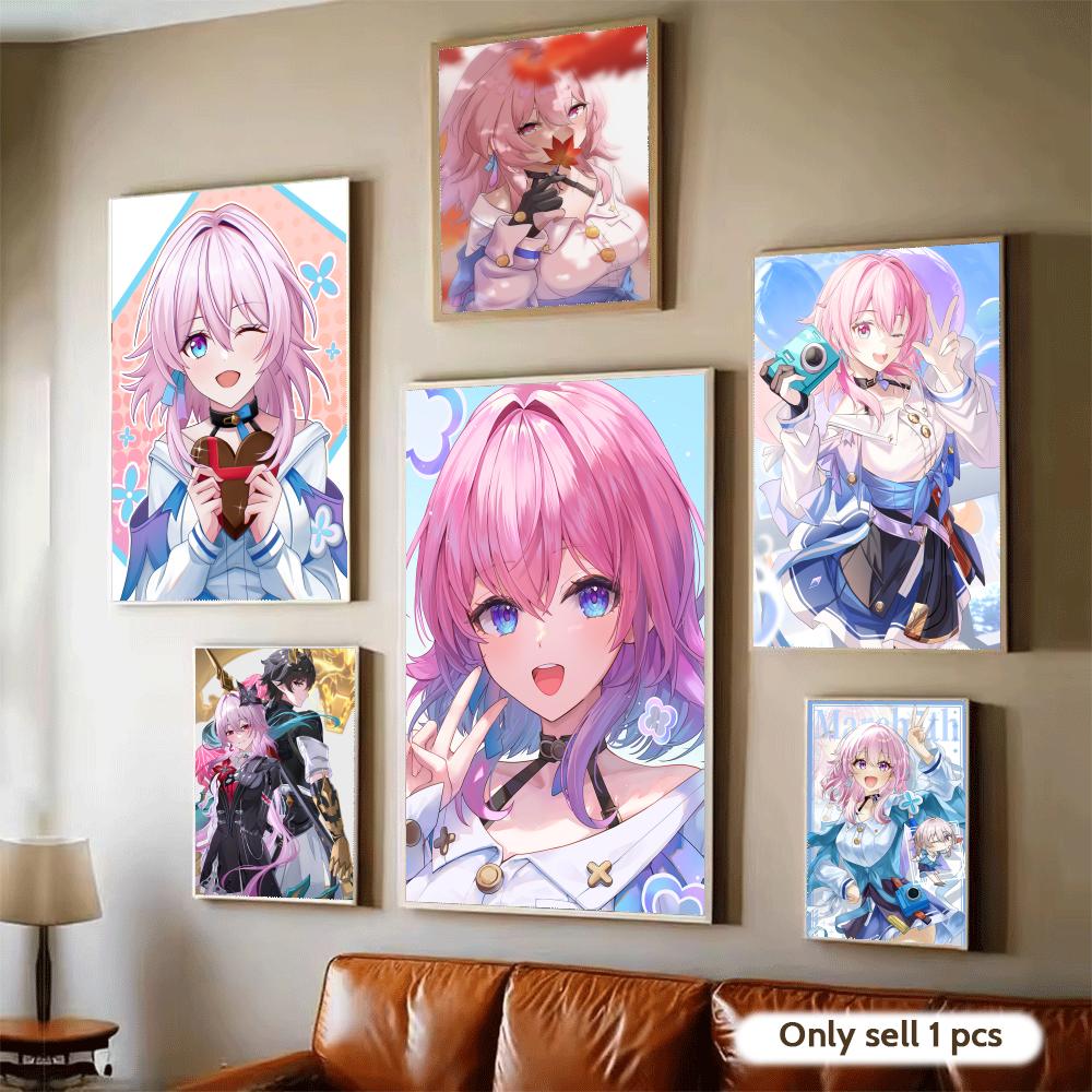 Home Decor Living Room Ideas - Póster Honkai del 7 de marzo,
