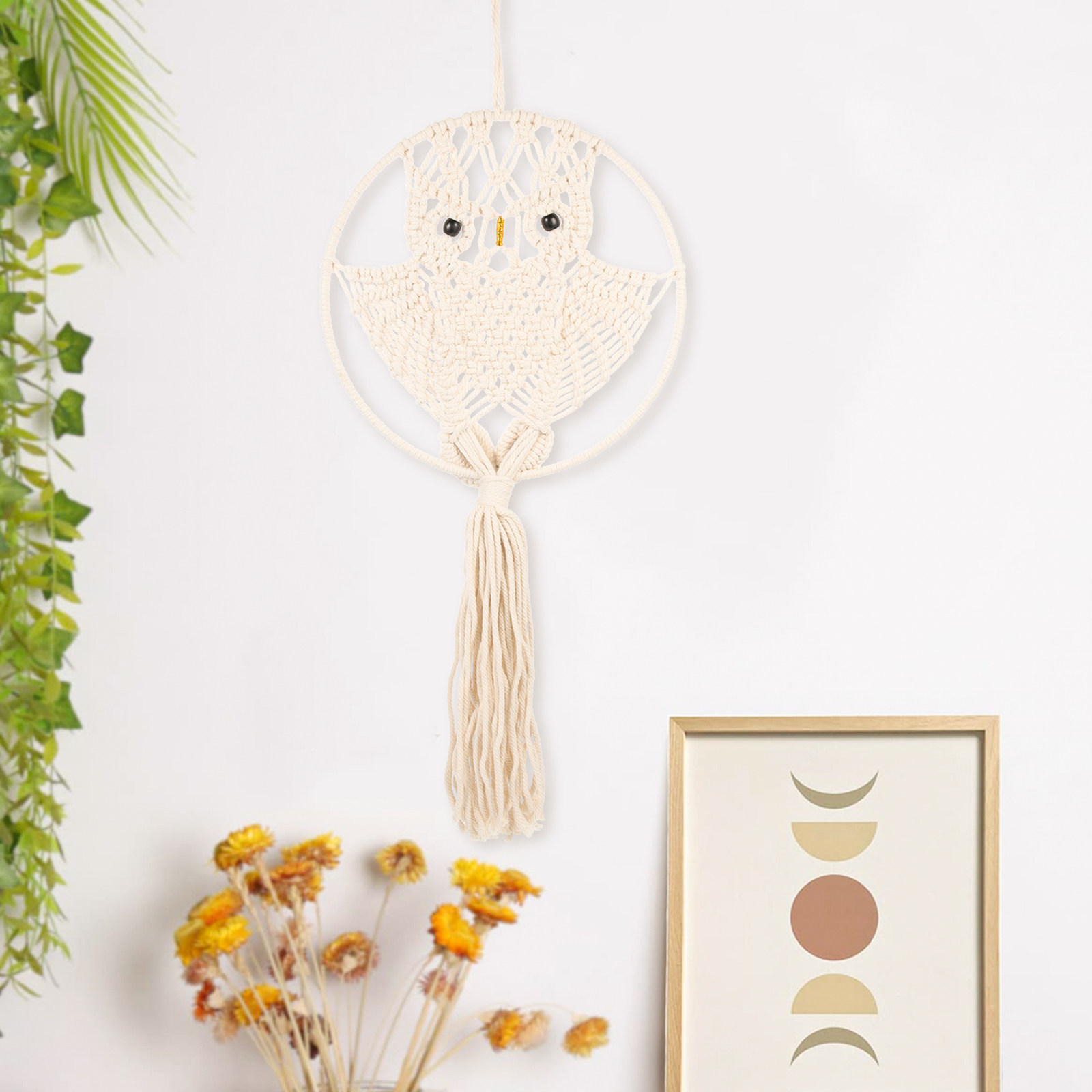 Tapiz de Pared de Macramé con  - Macrame Wall Hanging reseña y precio