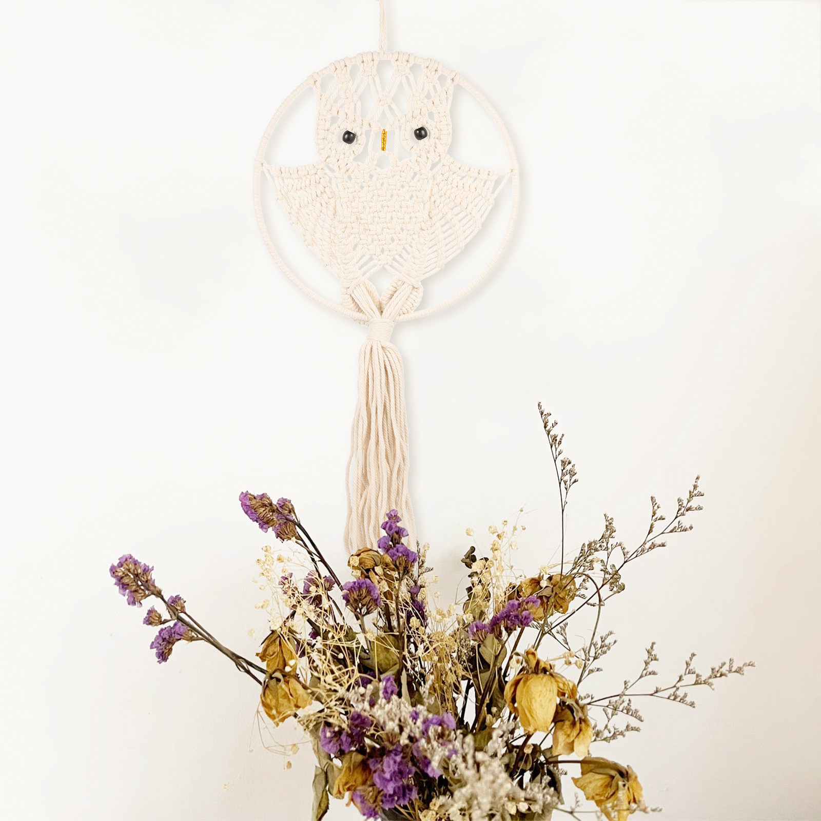 Tapiz de Pared de Macramé con  - Macrame Wall Hanging reseña y precio