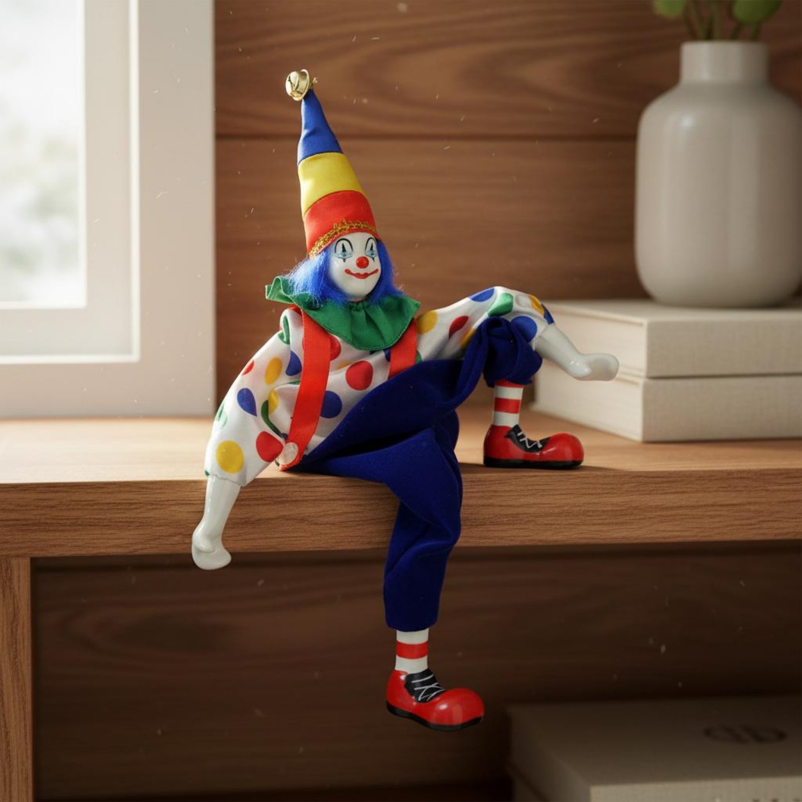 Muñeco de Cerámica de Payaso,  - Home Decor Design reseña y precio