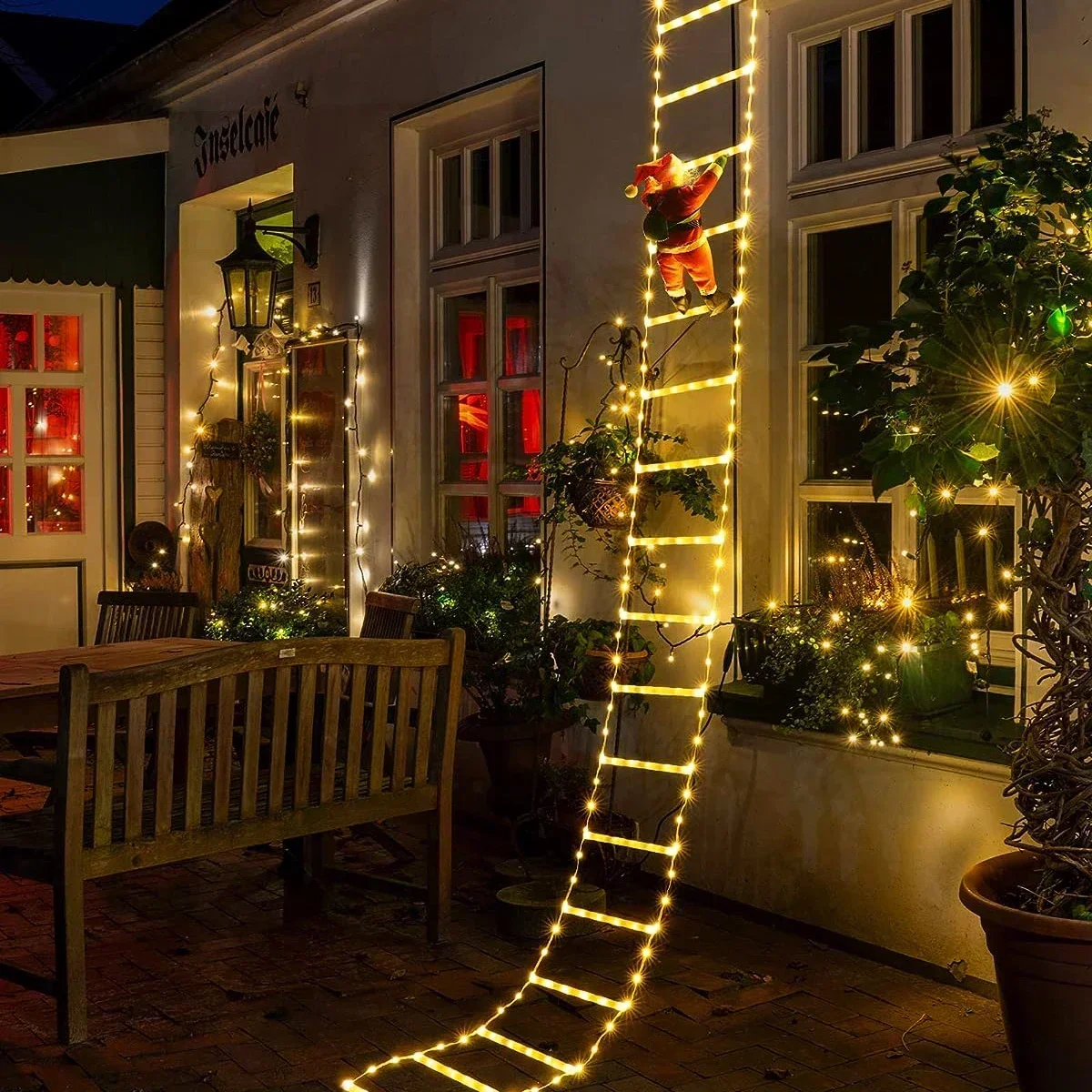 Luz LED de escalera para decor - Home Decor Xmas Tree reseña y precio
