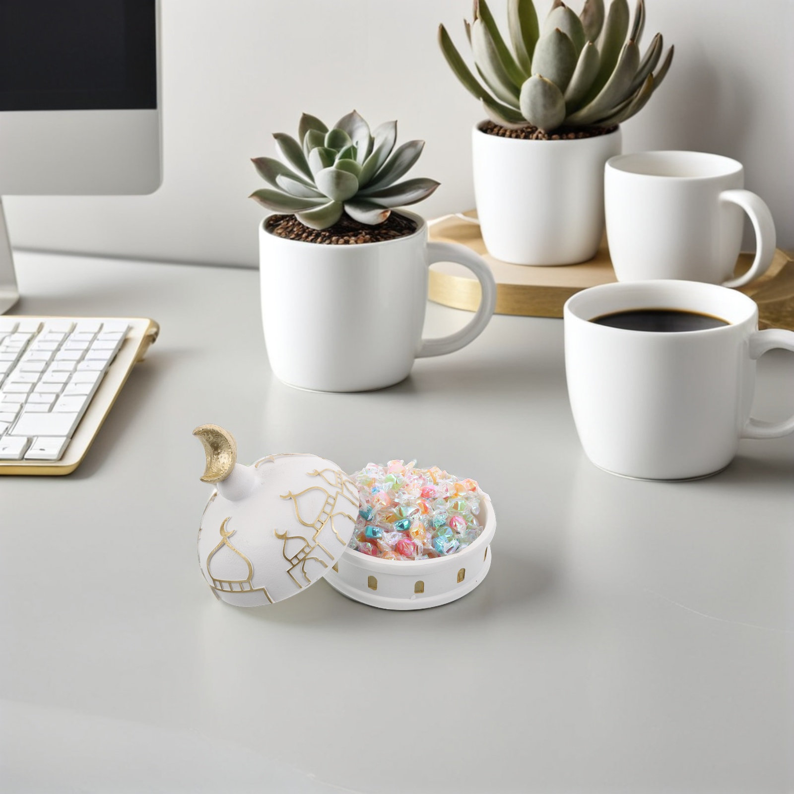 Caja de Joyas de Resina Estilo - Home Decor Organizer reseña y precio