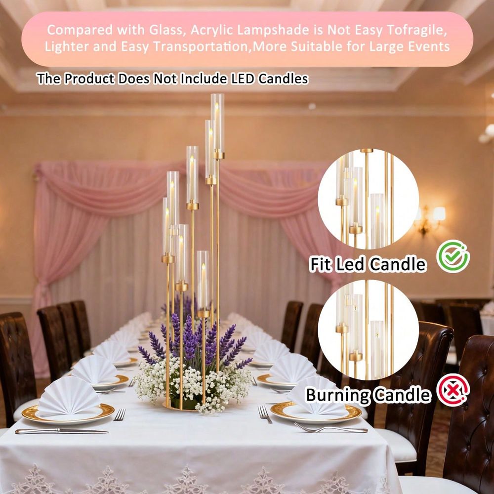 2 piezas de candelabros dorado - Home Decor Gold reseña y precio