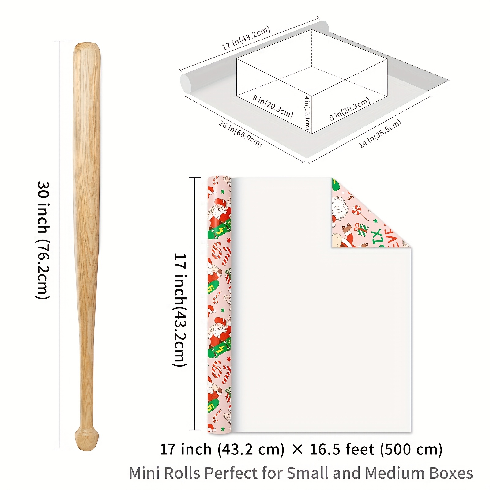 1 rollo de divertido papel de  - Home Decor Exchange reseña y precio