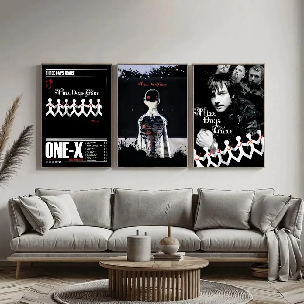 Póster de la banda de rock T-t - Home Decor Living Room Ideas reseña y precio