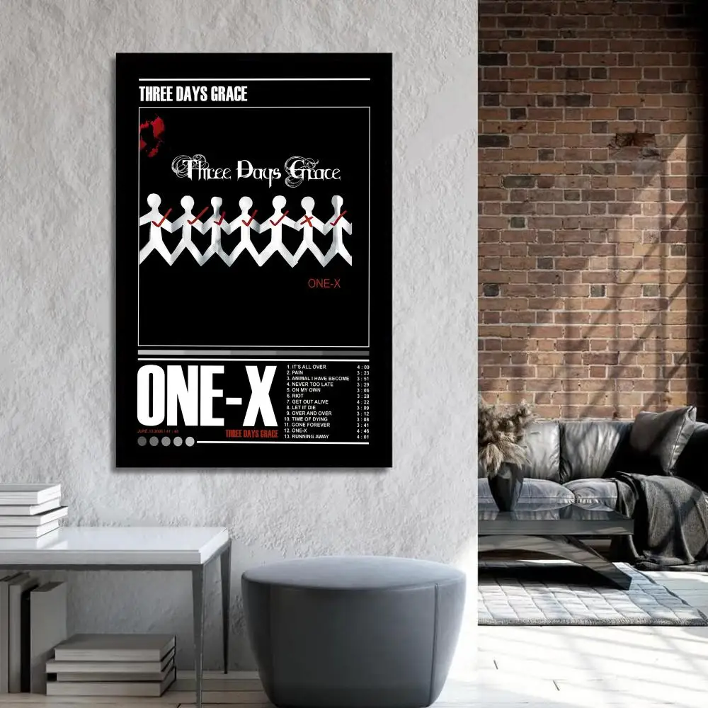 Póster de la banda de rock T-t - Home Decor Living Room Ideas reseña y precio