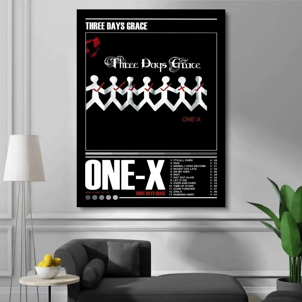 Póster de la banda de rock T-t - Home Decor Living Room Ideas reseña y precio
