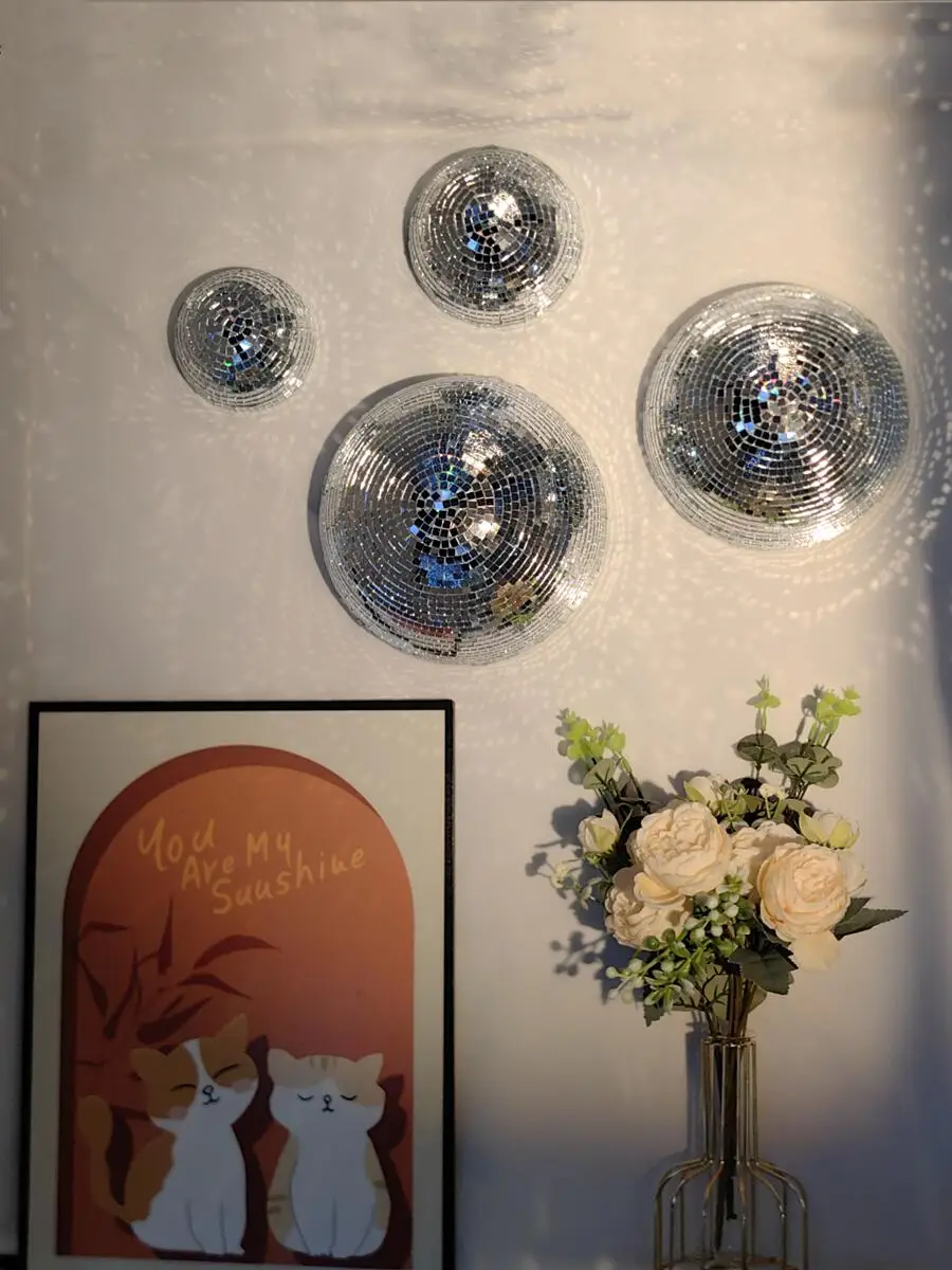 Nueva bola de discoteca de par - Home Decor Mirror reseña y precio