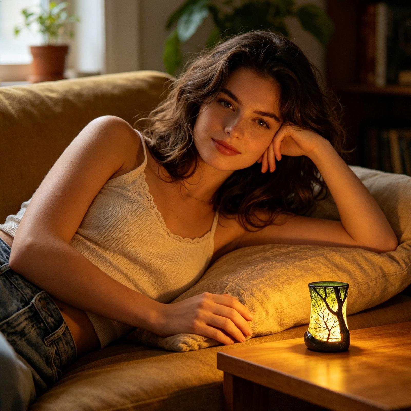 Lámpara de Noche para Mesa de  - Home Decor Light reseña y precio