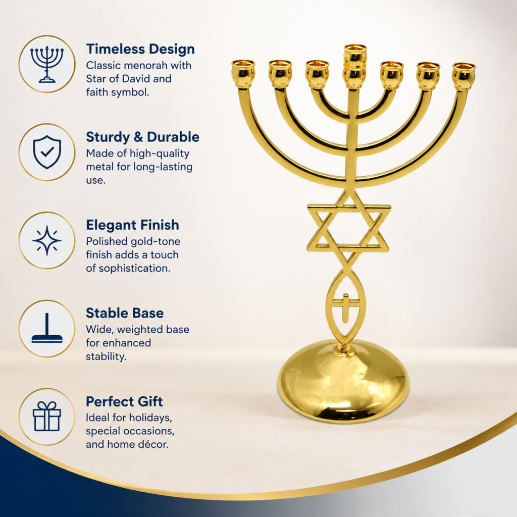 Juego de Candelabros de Siete  - Home Decor Gift reseña y precio