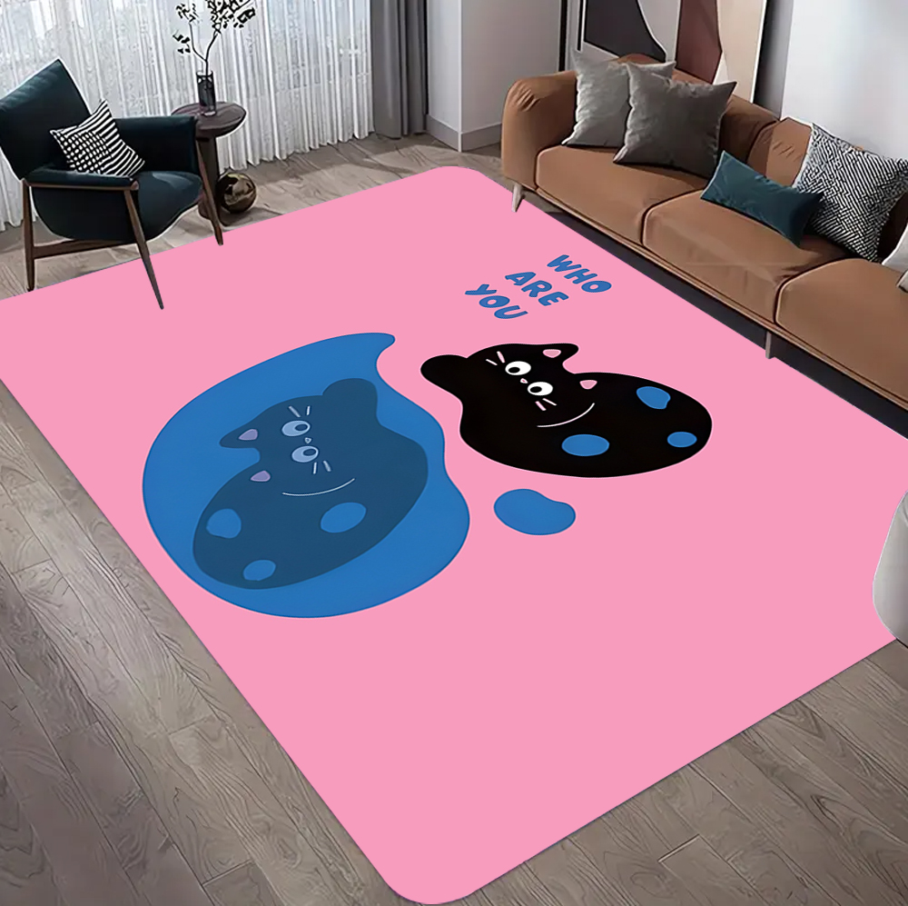 Alfombra de ciudad rosa para d - Home Decor Living Room Ideas reseña y precio