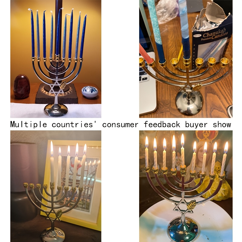Candelabro de Hanukkah de 9 ra - Home Decor Gift reseña y precio