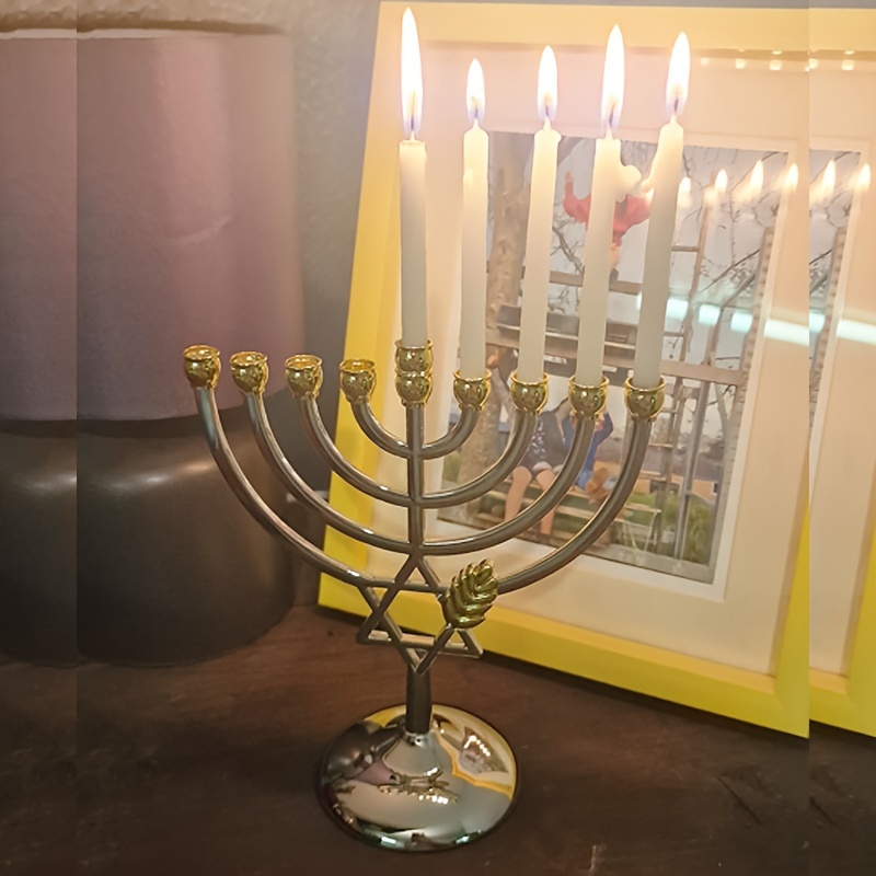 Candelabro de Hanukkah de 9 ra - Home Decor Gift reseña y precio