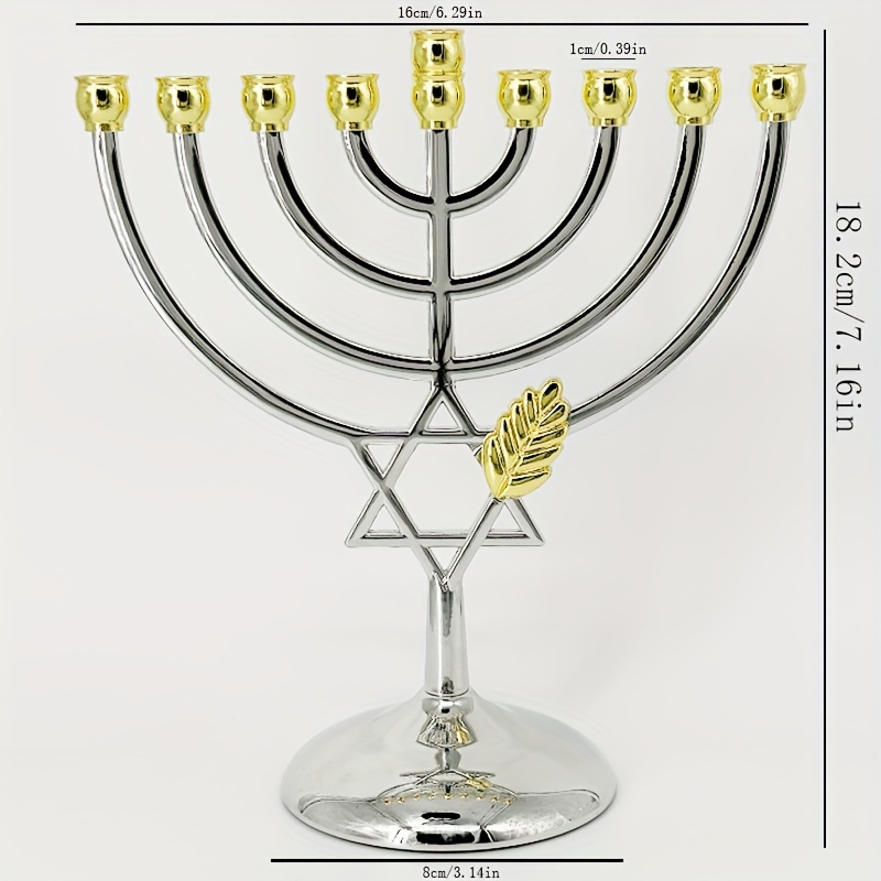Candelabro de Hanukkah de 9 ra - Home Decor Gift reseña y precio