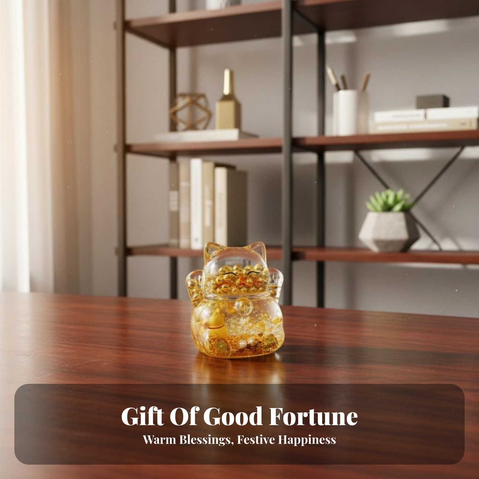 Decoración de Gato de la Fortu - Home Decor Gold reseña y precio