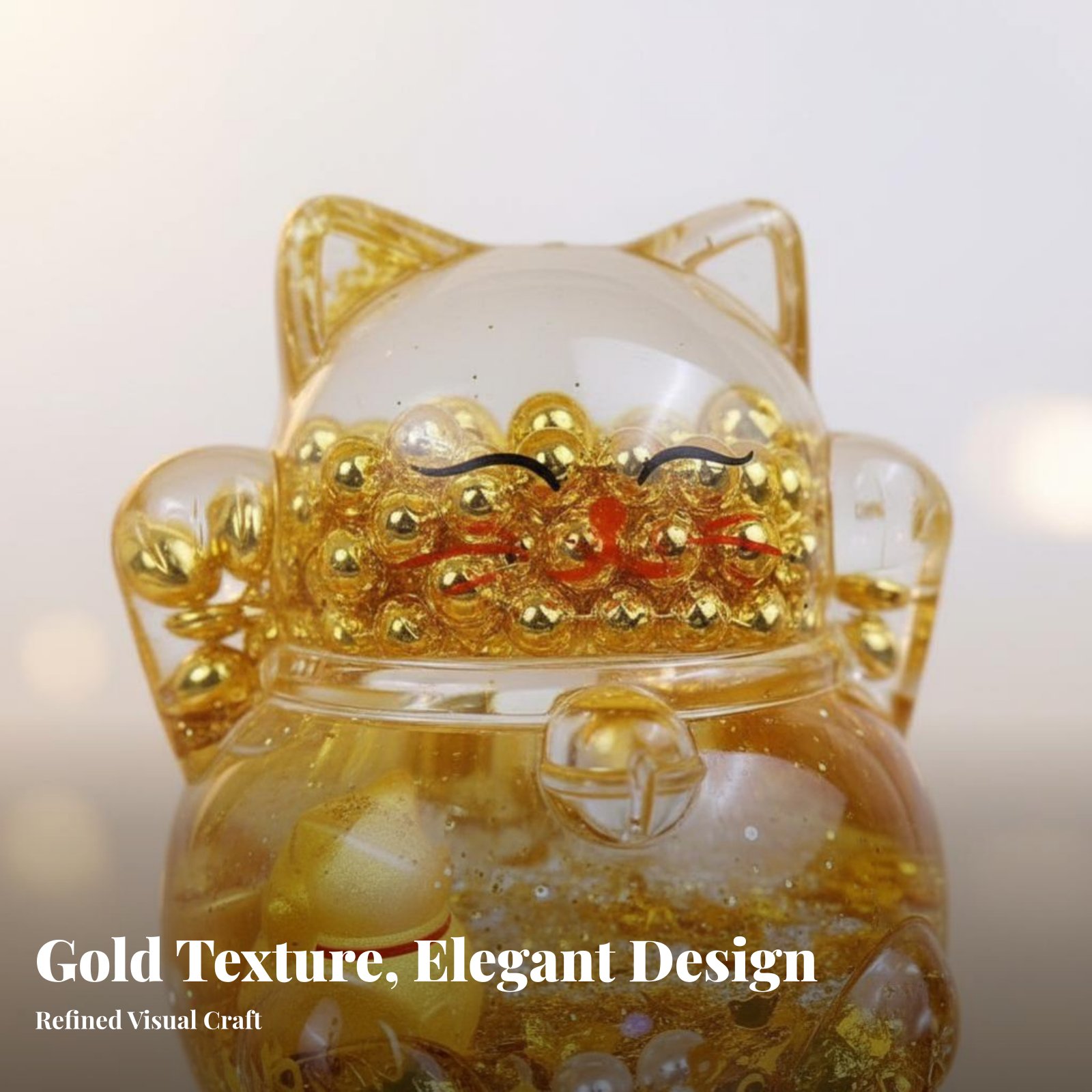 Decoración de Gato de la Fortu - Home Decor Gold reseña y precio