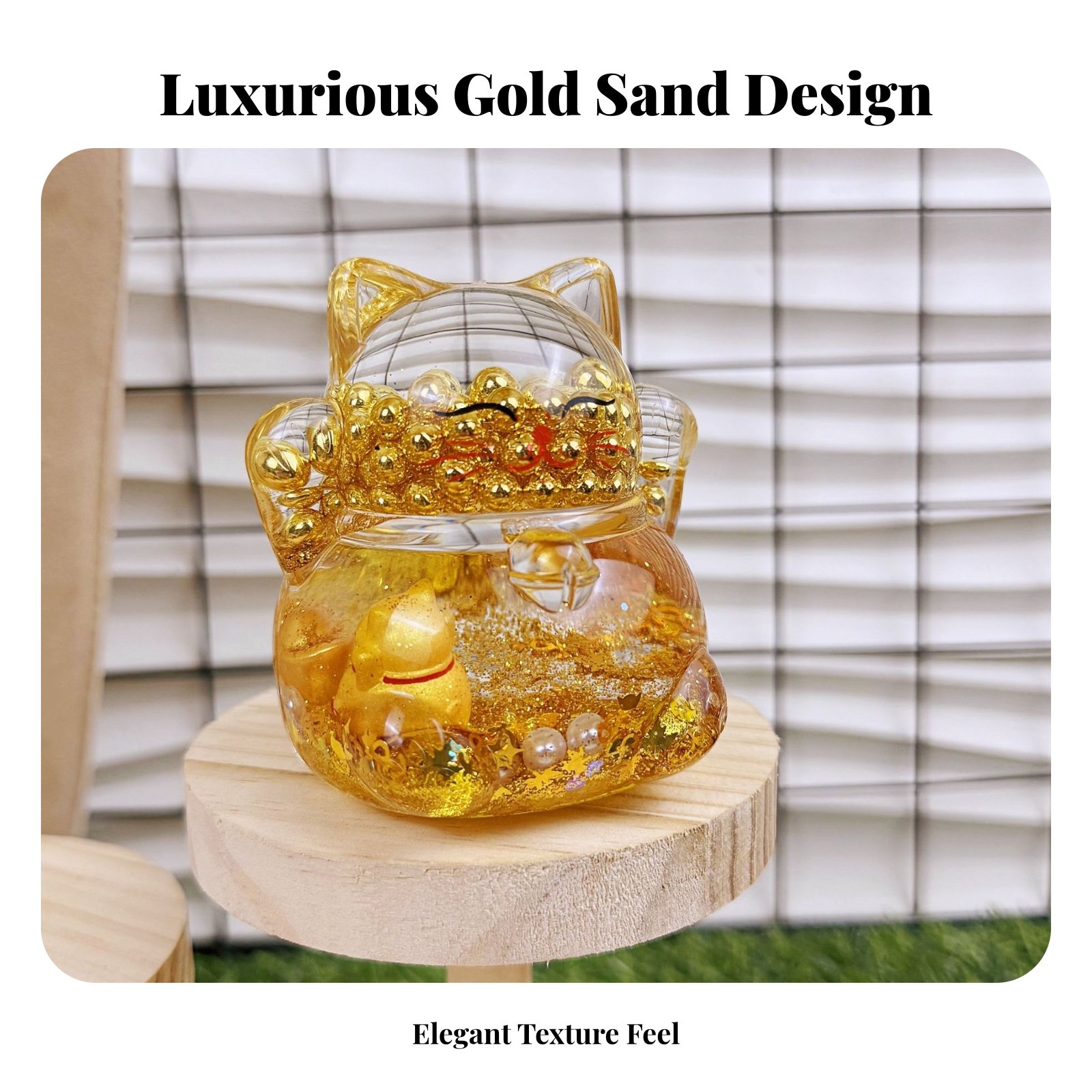 Decoración de Gato de la Fortu - Home Decor Gold reseña y precio