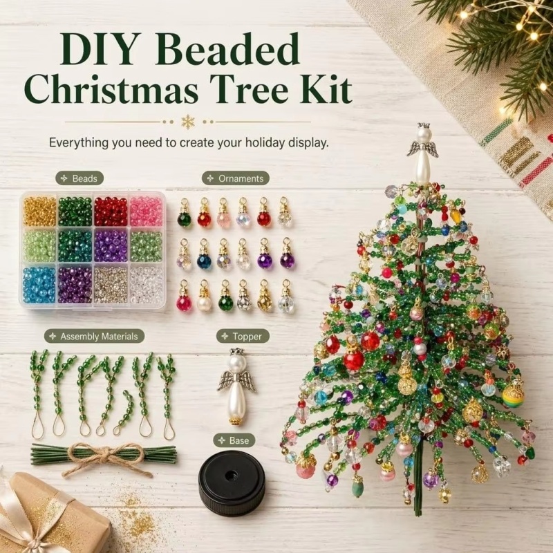 Kit de Árbol de Navidad con Cu - Home Decor Xmas Tree reseña y precio