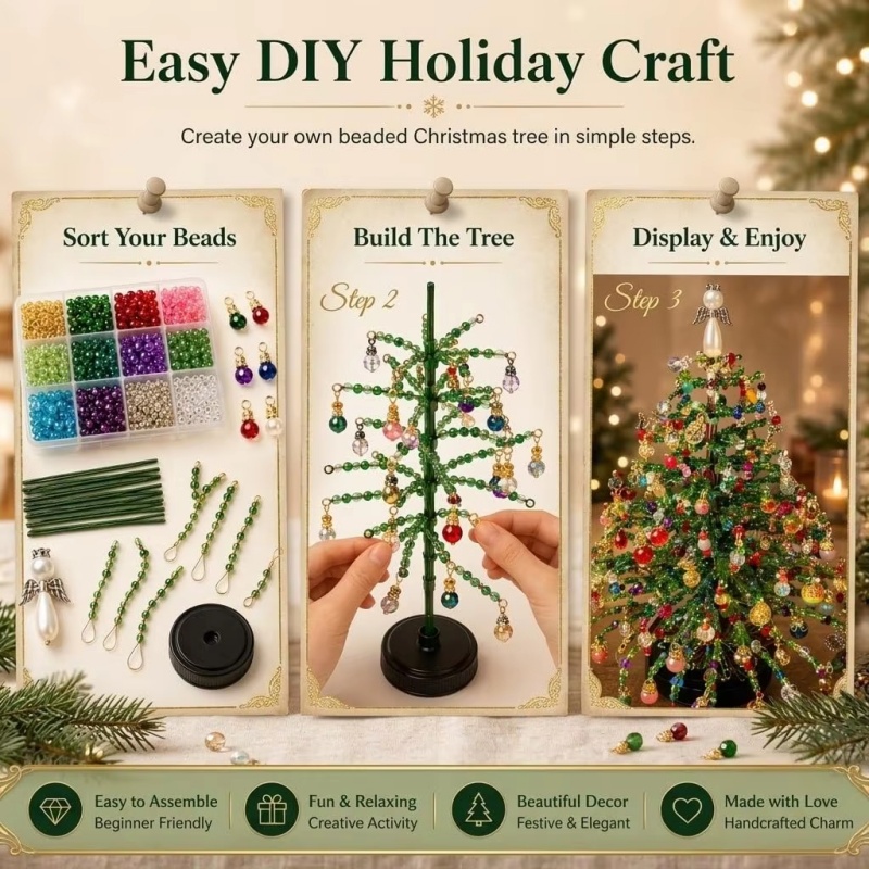 Kit de Árbol de Navidad con Cu - Home Decor Xmas Tree reseña y precio