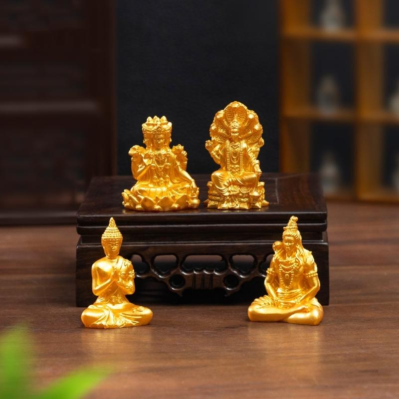 30 Uds Mini estatuas Budas oro - Home Decor Gold reseña y precio
