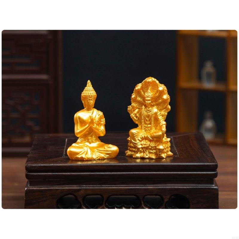 30 Uds Mini estatuas Budas oro - Home Decor Gold reseña y precio