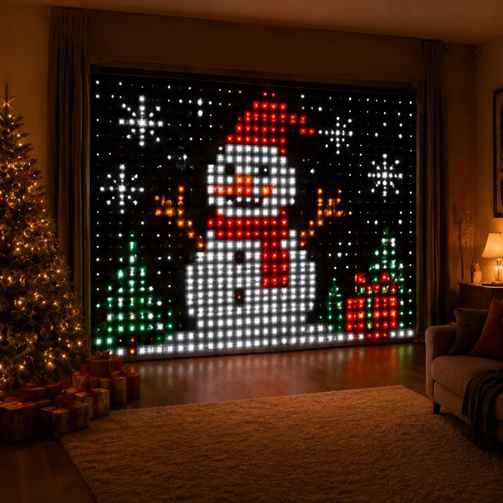 Luces LED de cortina de píxele - Home Decor Light reseña y precio