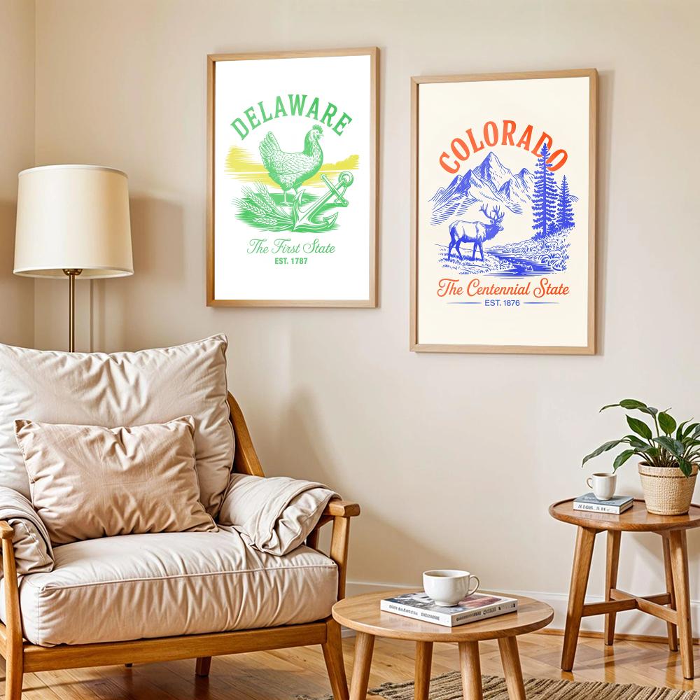 Póster de diseño artístico de  - Home Decor Living Room Ideas reseña y precio