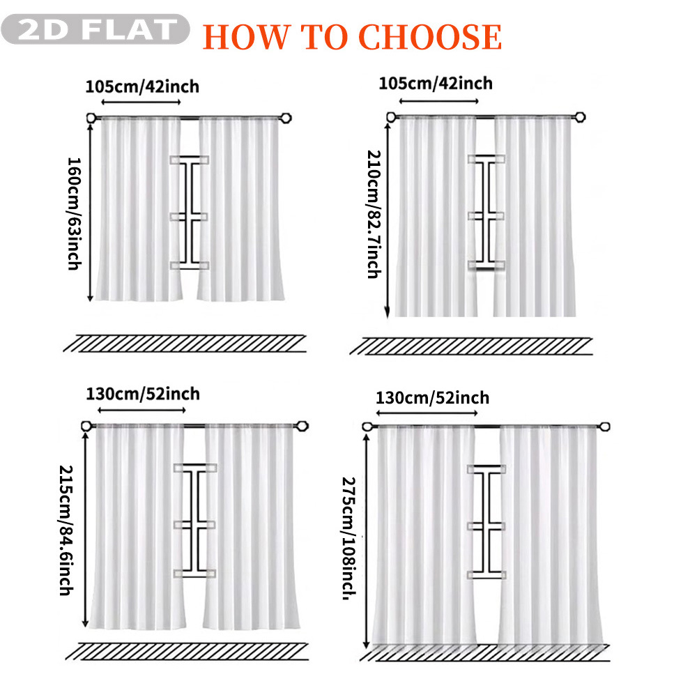 Cortinas Transparentes Planas  - Home Decor Design reseña y precio