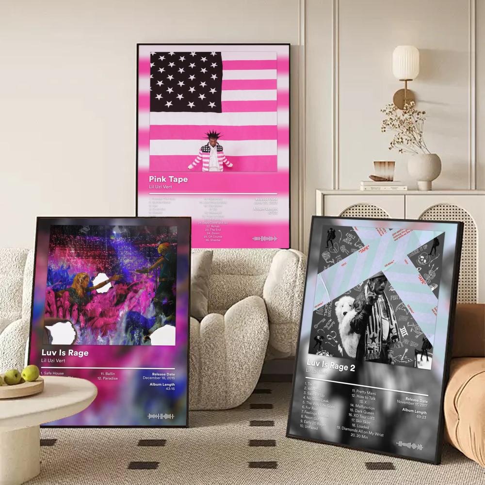 Póster del álbum Lil U-Uzi V-V - Home Decor Living Room Ideas reseña y precio