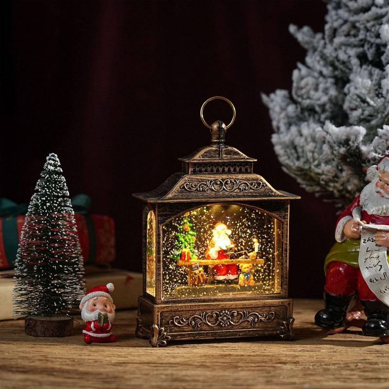 Caja Musical con Globo de Niev - Home Decor Xmas Tree reseña y precio