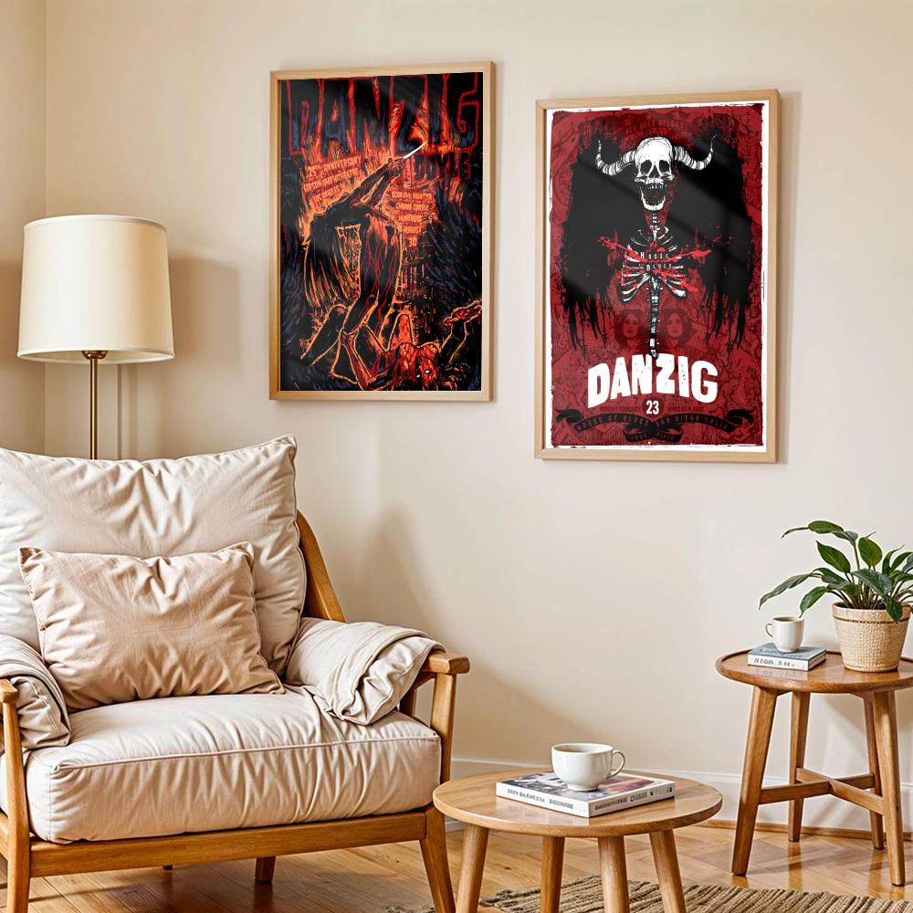Póster de la banda de heavy me - Home Decor Living Room Ideas reseña y precio