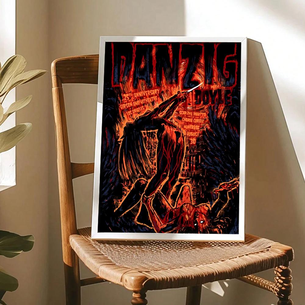 Póster de la banda de heavy me - Home Decor Living Room Ideas reseña y precio