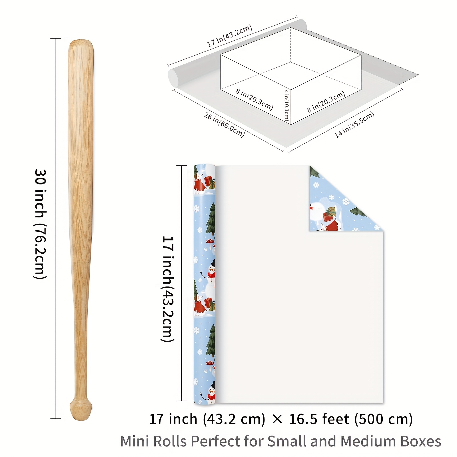 1 rollo de papel de regalo nav - Home Decor Exchange reseña y precio