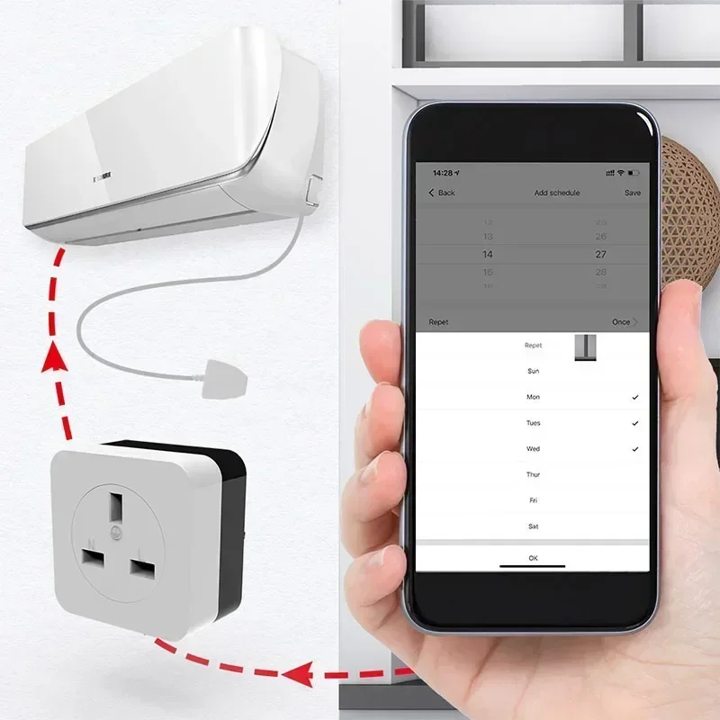 Enchufe DE pared con WiFi para - Home Decor Uk reseña y precio