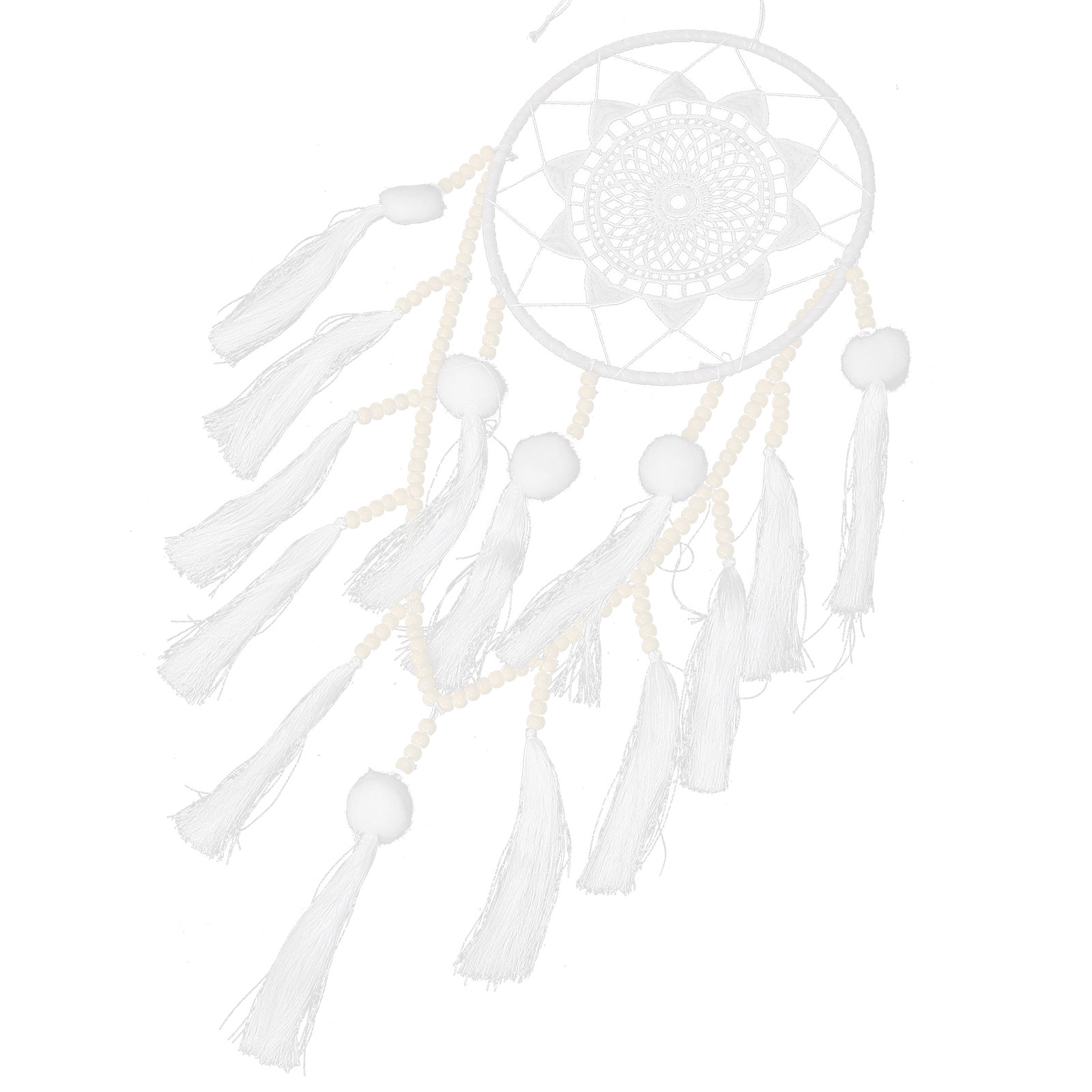 Atrapasueños Grande Blanco Boh - Macrame Wall Hanging reseña y precio